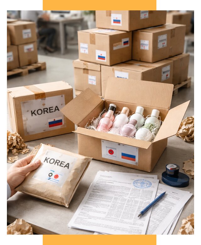 Доставка косметики из Кореи от 8688 р. под ключ | СетСервис-Ксн