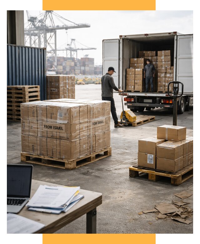Доставка грузов из Израиля от 15332 р., логистика от СетСервис-Ксн