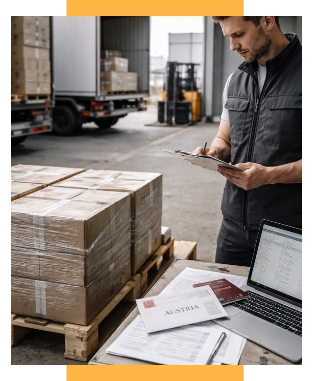 Доставка в Австрию от 66437 р. Логистика и экспорт СетСервис-Ксн