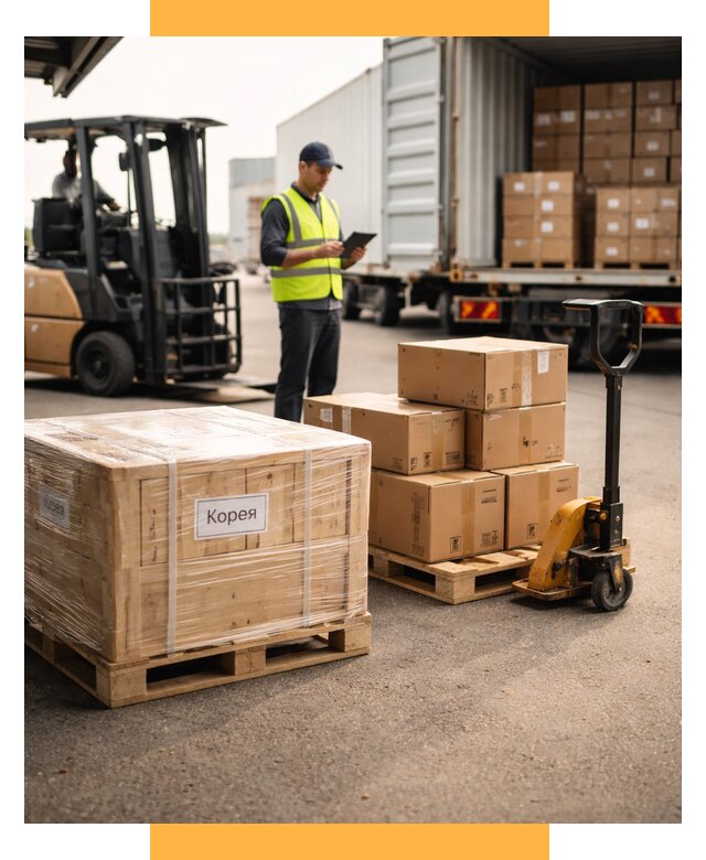 Доставка грузов в Корею из России от 35774 р. | СетСервис-Ксн