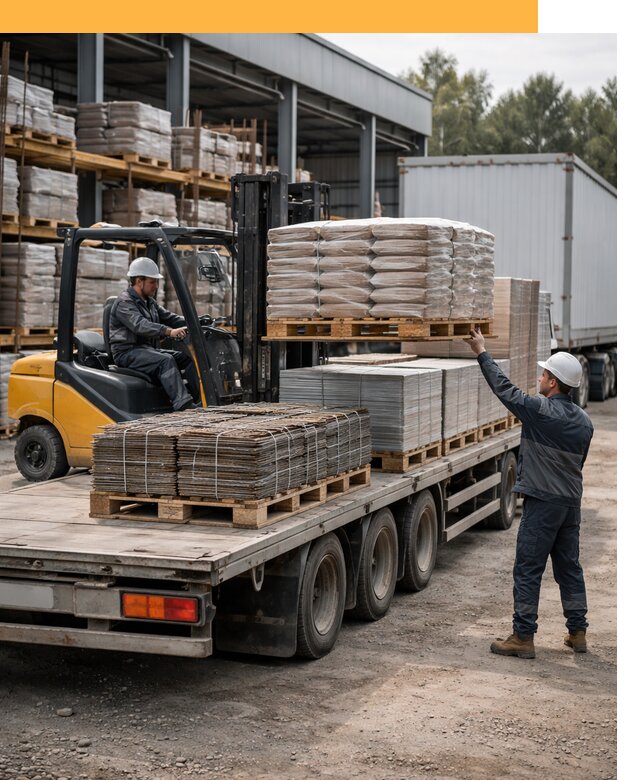 Перевозка строительных материалов по миру от 5622 руб