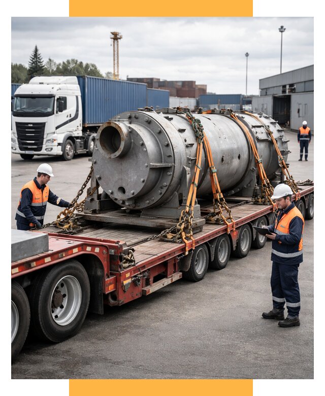 Перевозка тяжеловесных грузов под ключ от 153315 р. | СетСервис-Ксн